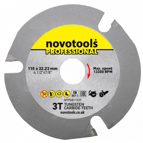 Пильний диск 125*22,2**3Т Novo Tools Professional #1
