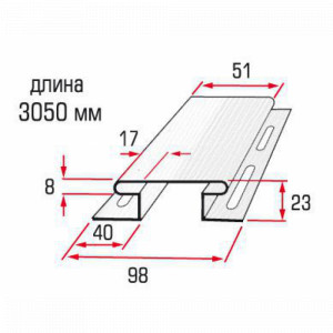 Зображення товару Alta Siding Планка з