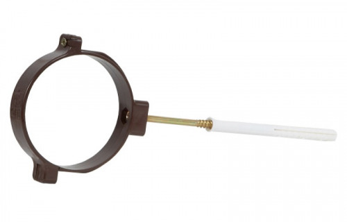 KAROLINA Хомут труби ПВХ з шурупом та дюбелем Ø100/8*160 #2