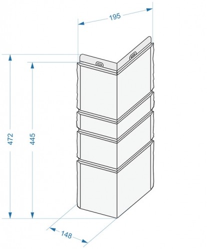 Docke Угол Burg (темный) (шт.) #2
