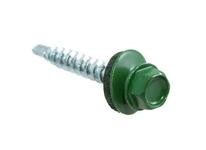 Зображення товару Саморіз 4,8*19мм,покрівельний по металу (Зелений)
