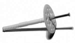 Зображення товару Кріплення для пінопласту 10*140 мм з пластиковим цвяхом