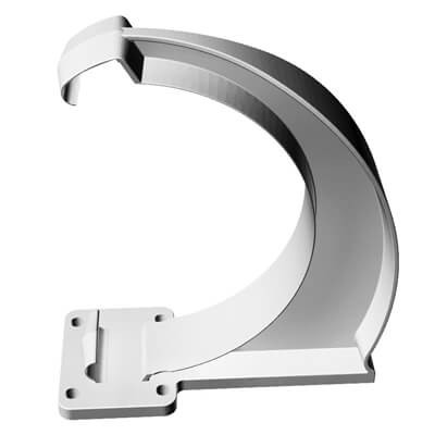 LUX Кронштейн ринви ПВХ #3