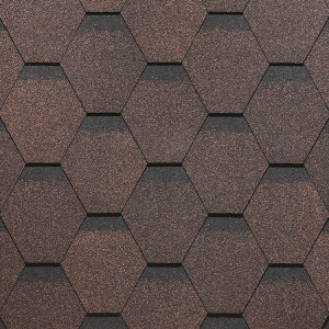 Зображення товару Бітумна черепиця Döcke PIE STANDART Сота (Коричневий)
