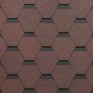 Зображення товару Бітумна черепиця Döcke PIE STANDART Сота (Червоний)