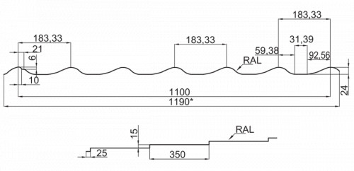 Металочерепиця Арсенал 0,4мм МАТ Китай #2